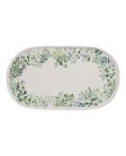 Plateau ovale Natura vert - 42x24x2cm