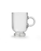 Sentido Espressotasse, transparent und kristallklar, 27 x 21 x 8 cm