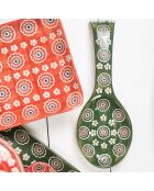 Lot de 2 reposes-cuillères Sullivan multicolores - 23x10x3cm