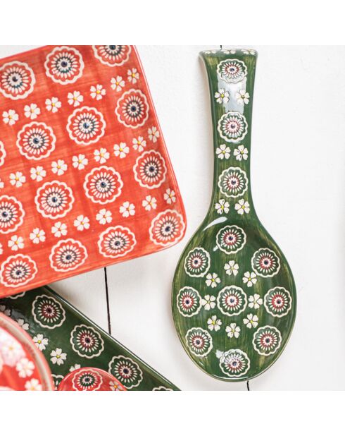 Lot de 2 reposes-cuillères Sullivan multicolores - 23x10x3cm