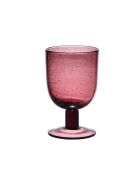 Vidrio Luberon con tallo de burbujas morado, 8 x 8 x 12 cm