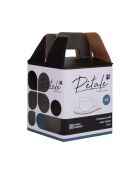 Coffret café Pétale blanc - 10x7x5cm