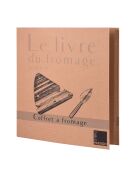 Coffret fromage 2 pièces avec plateau et couteau - 29x26x2cm
