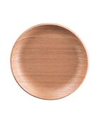 Set di 6 sottobicchieri marroni naturali - 12x12x2cm