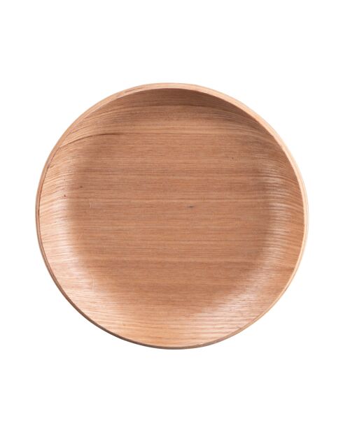 Set di 6 sottobicchieri marroni naturali - 12x12x2cm