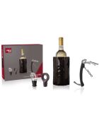 Scatola da vino nera classica - 27x22x6cm