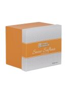 Coffret théière Snow safran jaune - 19x15x9cm
