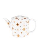 Tetera dorada con filtro Eleor - 21x19x11cm