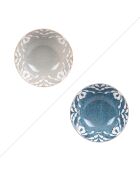 3 Lots de 2 coupelles Alcazar bleues - 12x12x6cm