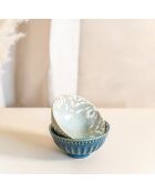 3 Lots de 2 coupelles Alcazar bleues - 12x12x6cm