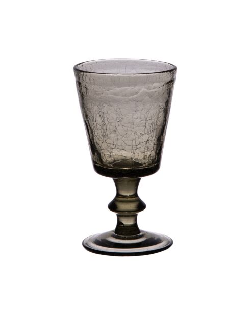 Vetro a stelo screpolato grigio Lussan - 8x8x15cm