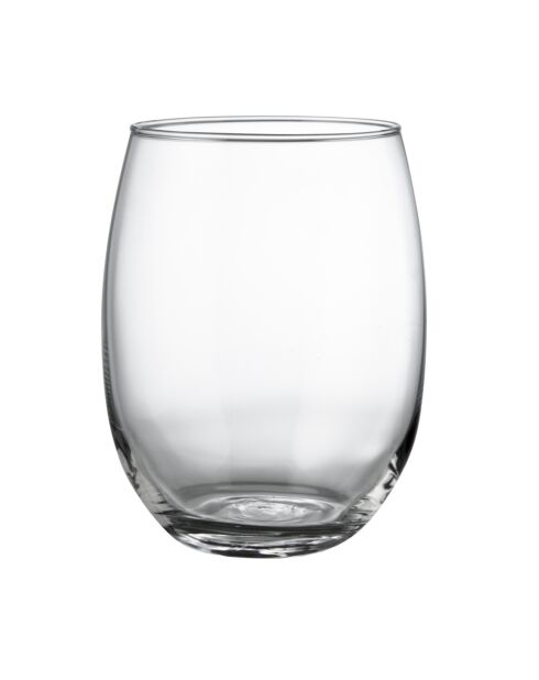 Copa Syrah de cristal y cristal templado transparente, 9 x 9 x 11 cm