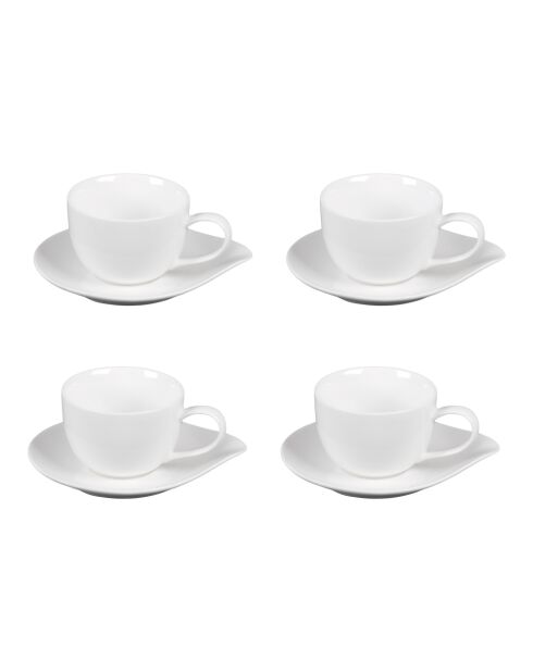 Coffret thé Pétale blanc - 12x8x6cm