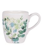 Taza verde Natura - 9 x 13 x 11 cm