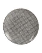 6 Assiettes à desserts bleue - 21x21x3cm