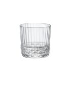 Transparant America whiskyglas en kristal - 8,3x8,3x8cm