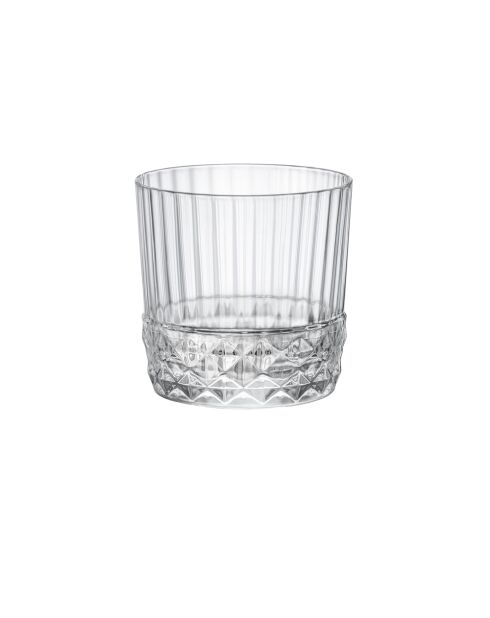 Bicchiere da whisky America trasparente e cristallo - 8,3x8,3x8cm
