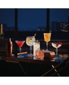 Transparant America whiskyglas en kristal - 8,3x8,3x8cm