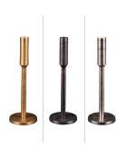 Set mit 3 bunten Feenkerzenständern aus Metall — 11 x 11 x 27 cm