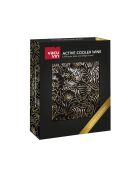 Rafraîchisseur à champagne Royal Gold noir - 14x3x18cm