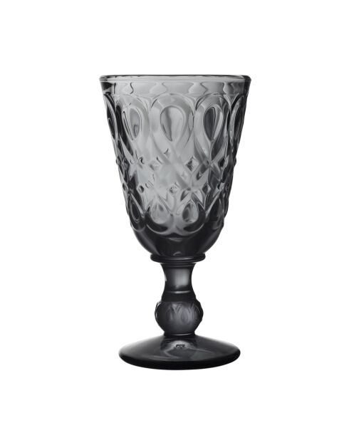 Bicchiere da vino grigio Lyonnais - 8,5x8,5x17cm
