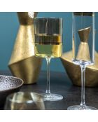 Bicchiere a stelo Exter marrone dorato - 7x7x20cm