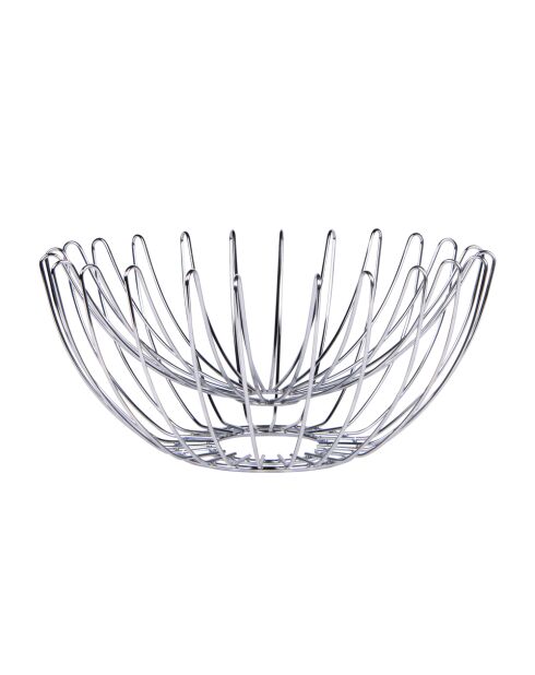 Frutero plateado Pilo - 35x35x15 cm