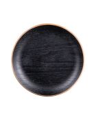 Set de 6 dessous de verre noirs - 12x12x2cm