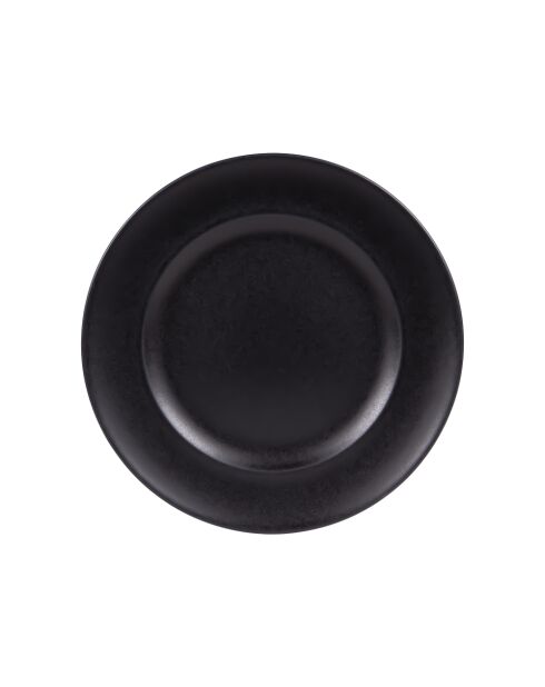 Néo schwarzer Dessertteller - 22x22x3cm