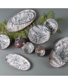 Set mit 2 grünen Paraguay-Schalen — 15,5 x 15,5 x 8 cm