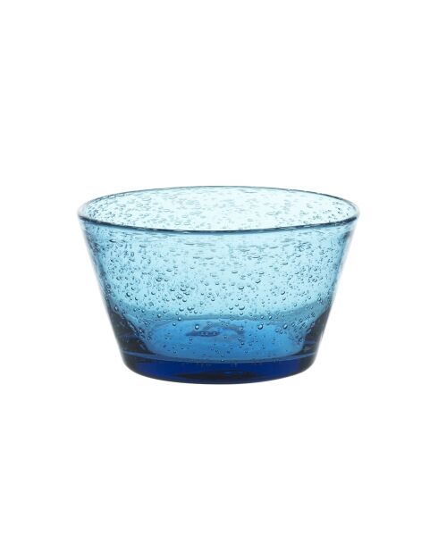 6 Coupelles artisan Bulle bleue - 12x12x7cm