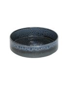 Assiette à salade Abysses bleue - 18x18x5cm