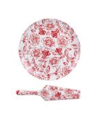 Coffret plat à tarte et pelle Louise - 31x31x3cm