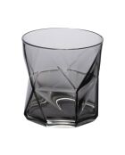 Taza de whisky Cassiopea gris - 8,5x9cm