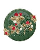 Plat rond Charlotte vert - 31x31x3cm