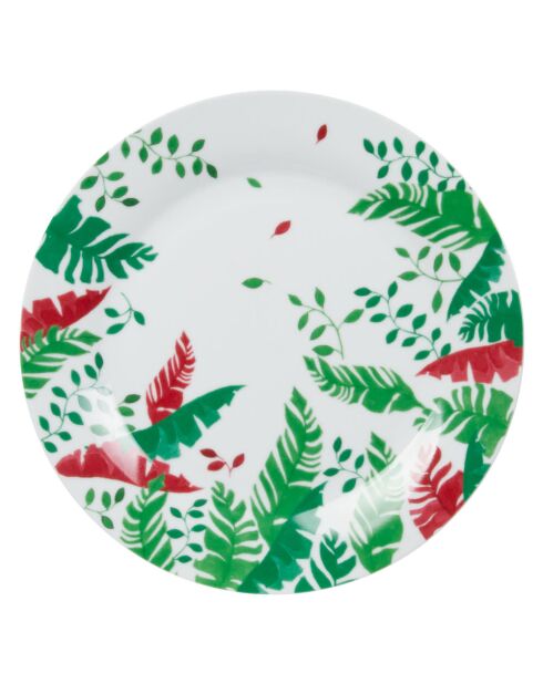 Borneo Mehrfarbiger Speiseteller, 26 x 26 x 3 cm
