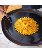 6 Assiettes plates Symphony bleue - 27x27x2cm