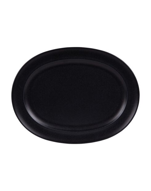 Plateau ovale Néo noir - 42x32x3cm
