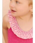 Bañador de una pieza Alba fucsia