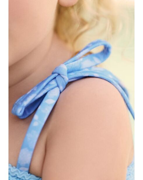 Traje de baño de dos piezas azul turquesa Emma