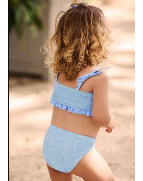 Traje de baño de dos piezas azul turquesa Emma