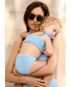 Traje de baño de dos piezas azul turquesa Emma