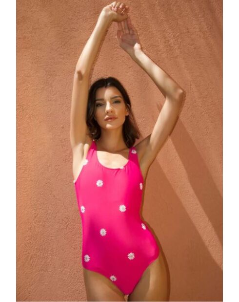 Maillot de bain une pièce Pepa rose fuschia