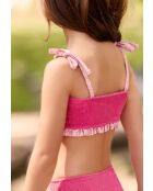 Bañador Emma fucsia de dos piezas