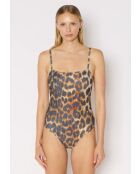 Maillot de bain une pièce Nouméa léopard