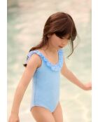 Bañador de una pieza azul turquesa Alba