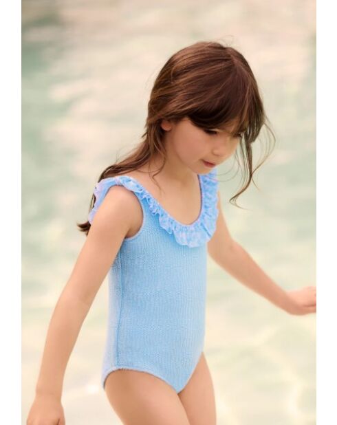 Bañador de una pieza azul turquesa Alba