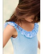 Bañador de una pieza azul turquesa Alba