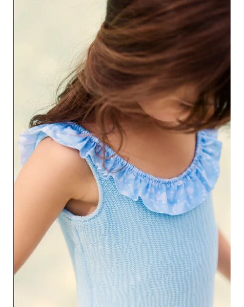 Bañador de una pieza azul turquesa Alba