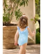 Bañador de una pieza azul turquesa Alba